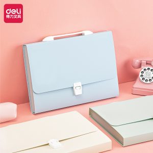 Папка-гармошка Deli 72566 A4 ассорти 13 отдел.