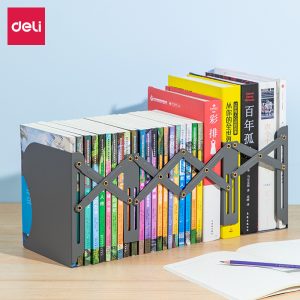 Подставка для книг 78630Black 3 отдел. расширяемый 114мм-480мм высота 190мм черный металл
