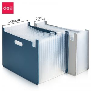 Папка-гармошка вертикальная Deli 63951 A4 серый