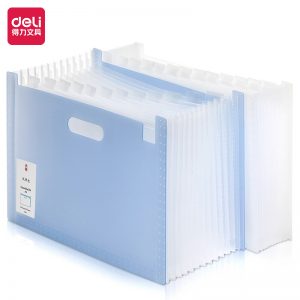 Папка-гармошка вертикальная Deli 72580 A4 ассорти