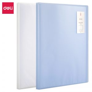 Папка с 20 прозр.вклад. Deli 5162 A4 полипропилен ассорти