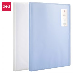 Папка с 30 прозр.вклад. Deli 5163 A4 полипропилен ассорти
