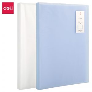 Папка с 40 прозр.вклад. Deli 5164 A4 полипропилен ассорти