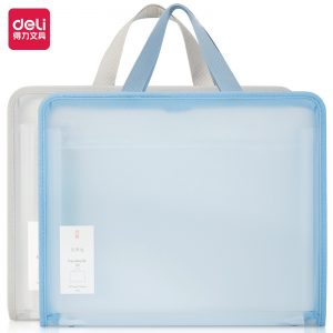 Папка-портфель Deli 72562 13 отдел. A4 полипропилен ассорти