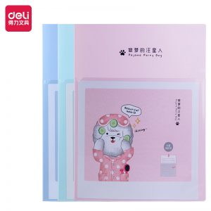 Папка-портфель Deli 72513 13 отдел. A4 полипропилен ассорти