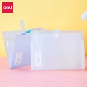 Папка-гармошка Deli 5735 A4 8 отдел. ассорти