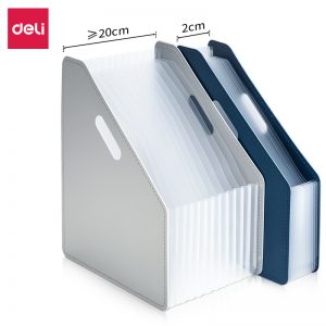 Папка-гармошка вертикальная Deli 63952 A4 серый