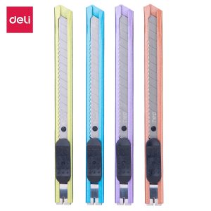 Нож канцелярский Deli E2066 сталь ассорти