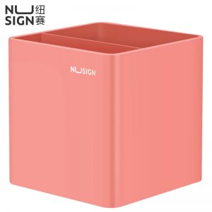 Подставка для пишущих принадлежностей Deli NuSign ENS011-pink 84×84×86 мм. Розовая