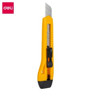 Нож канцелярский Deli E2061 Pro фиксатор сталь ассорти блистер