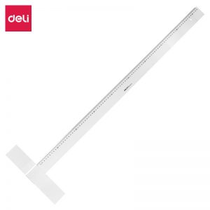 Линейка Т-форма Deli 8412 дл.93см прозрачный
