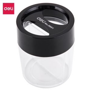 Скрепочница Deli E9881 магнитная прозрачный картонная коробка