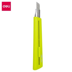 Нож канцелярский Deli E2038 RIO блистер зелёный