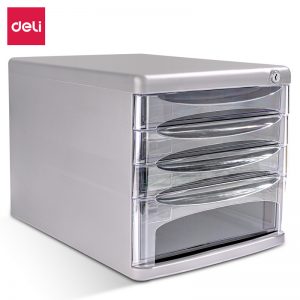 Лоток горизонтальный Deli 9794 4 выдвижных ящика