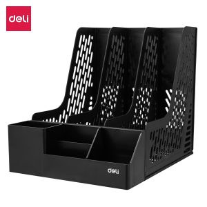 Лоток вертикальный Deli EZ00122 255x320x275мм черный