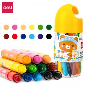 Масляная пастель Deli 72054 12цв. пластиковая туба