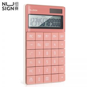 Калькулятор настольный Deli NuSign ENS041-pink 12-разрядный розовый 165*103*15