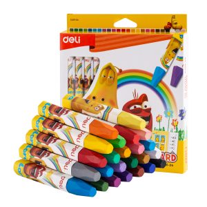 Масляная пастель Deli EC201-24 Larva 24цв. картонная коробка открытка в подарок