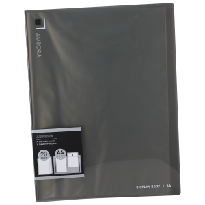 Папка с 20 прозр.вклад. Deli EB02422 AURORA A4 полипропилен 0.75мм зелёный