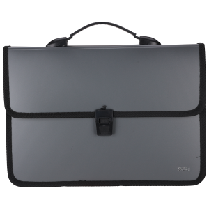 Папка-портфель Deli EB50312 2 отдел. A4 полипропилен 0.6мм серый