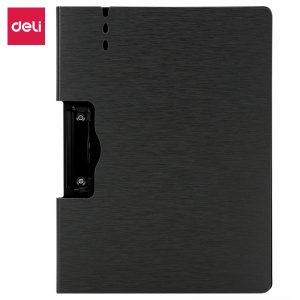 Папка планшет Deli 64512Dk-grey A4 с крышкой полипропилен вспененный темно-серый