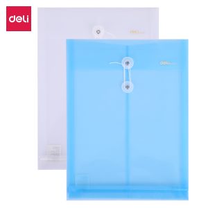 Конверт на кнопке Deli E5511 A4 полипропилен 0.18мм ассорти