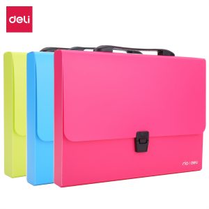 Папка-портфель Deli Rio EB50002 1 отдел. A4 полипропилен 0.7мм ассорти