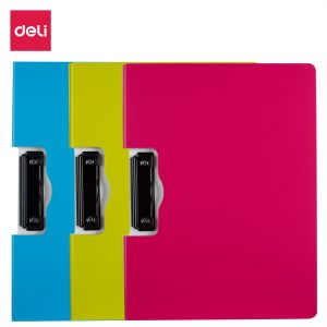 Папка-планшет Deli Rio EF75102 A4 пластик 2мм ассорти с крышкой