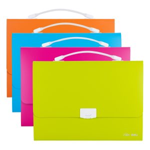 Папка-портфель Deli Vivid Extend E38126 13 отдел. A4 полипропилен