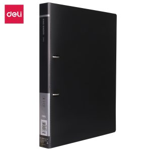 Папка на 2-х D-кольцах Deli E5383 A4 пластик ассорти