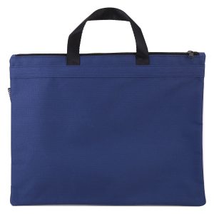 Папка-портфель Deli Extend EB55032 2 отдел. A4 текстиль синий