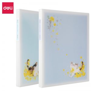 Папка с 40 прозр.вклад. Deli 72608 A4 полипропилен ассорти