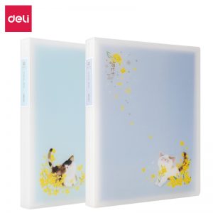 Папка с 60 прозр.вклад. Deli 72609 A4 полипропилен ассорти