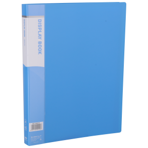 Папка с 40 прозр.вклад. Deli EB02132 A4 полипропилен 0.6мм синий