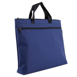 Папка-портфель Deli Extend EB55232 2 отдел. A4 текстиль синий