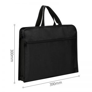 Портфель Deli 63753Black A4 текстиль черный