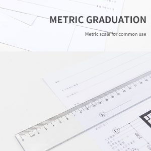 Линейка Deli E6250 пластик дл.50см прозрачный