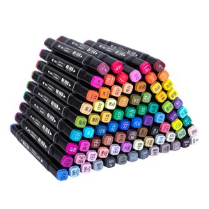 Маркер для скетчинга Deli E70806-80 80цв. двухстор.