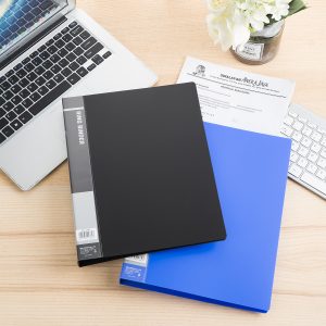 Папка на 2-х О-кольцах Deli E5382 A4 пластик ассорти