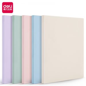 Папка с 30 прозр.вклад. Deli 72672 A4 полипропилен ассорти