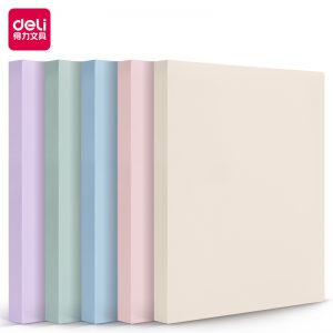 Папка с 60 прозр.вклад. Deli 72674 A4 полипропилен ассорти