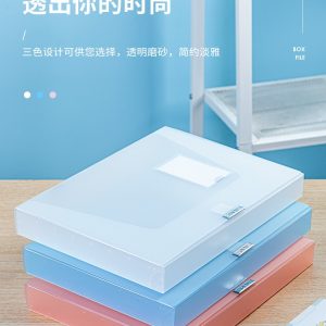 Папка-короб Deli 63210Transparent полипропилен 35мм A4 прозрачный